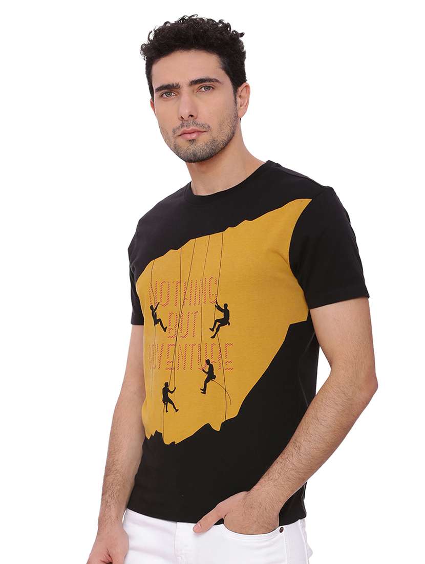 black printed t-shirt - 17564154 -  Standard Image - 1