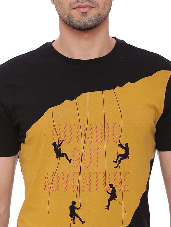 black printed t-shirt - 17564154 - Standard Image - 4