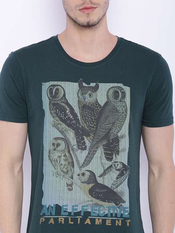 teal printed t-shirt - 17564158 -  Standard Image - 4