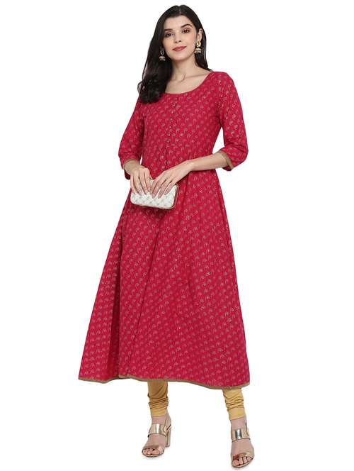 women's flared kurta - 17564494 - Standard Image - 0