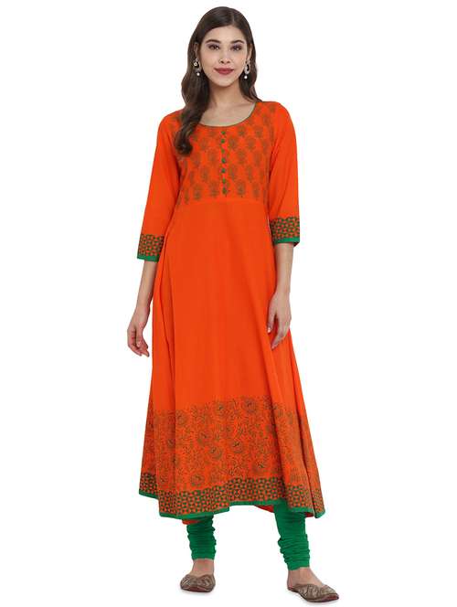 women's flared kurta - 17564499 -  Standard Image - 0