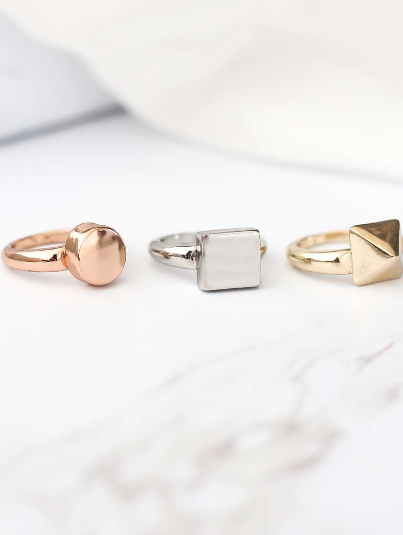 gold metal finger  ring