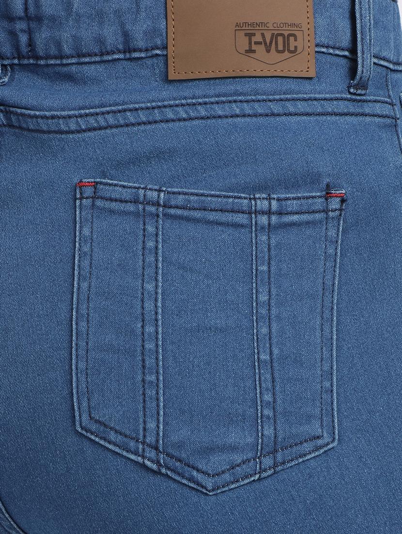 high rise distressed jeans - 17565530 - Standard Image - 4
