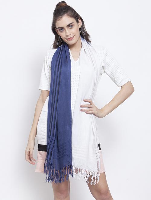 blue rayon stole - 17566107 -  Standard Image - 0