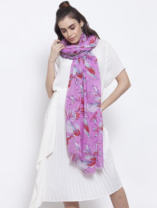 pink cotton stole - 17566111 - Standard Image - 0