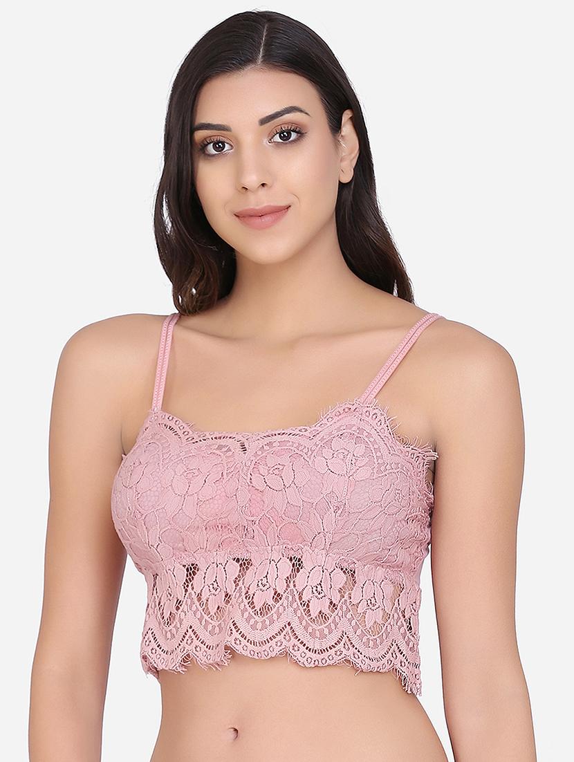 pink lace lette bra - 17566213 - Zoom Image - 0