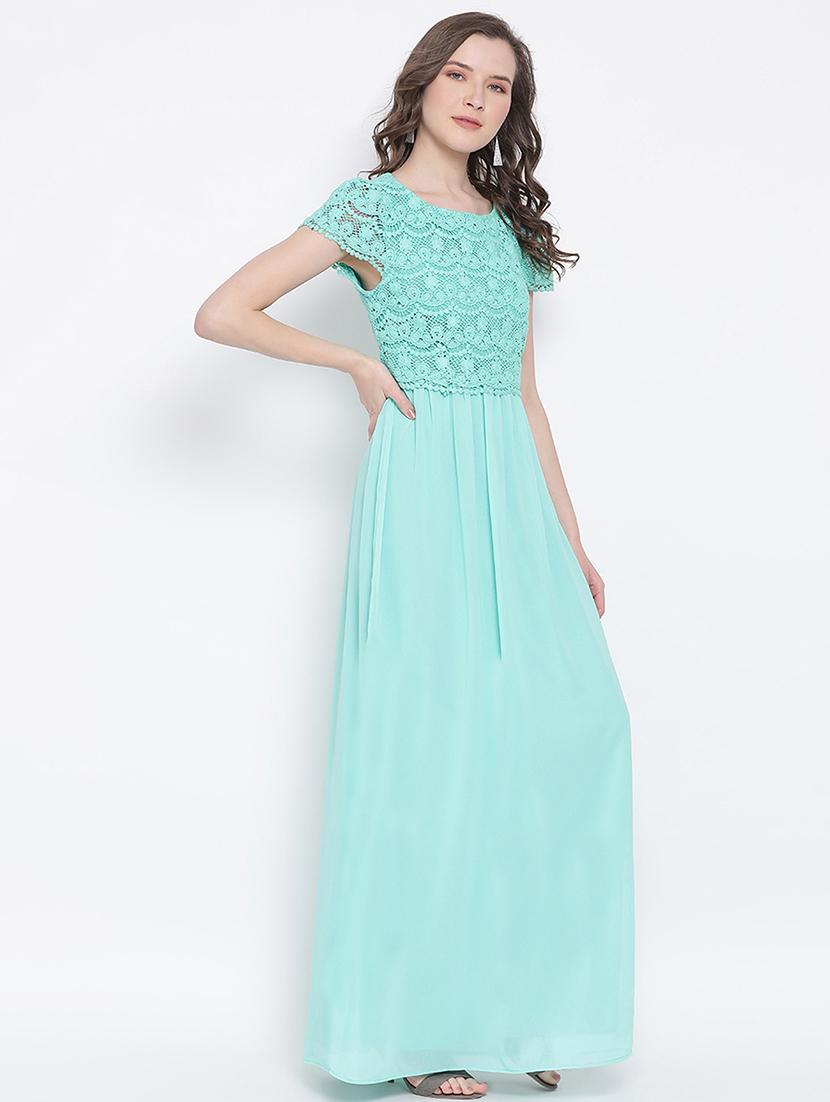 women's fit & flare maxi dress - 17567041 - Standard Image - 1