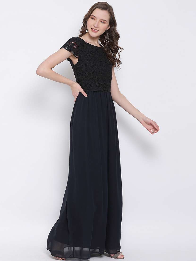 women's fit & flare maxi dress - 17567042 - Standard Image - 1