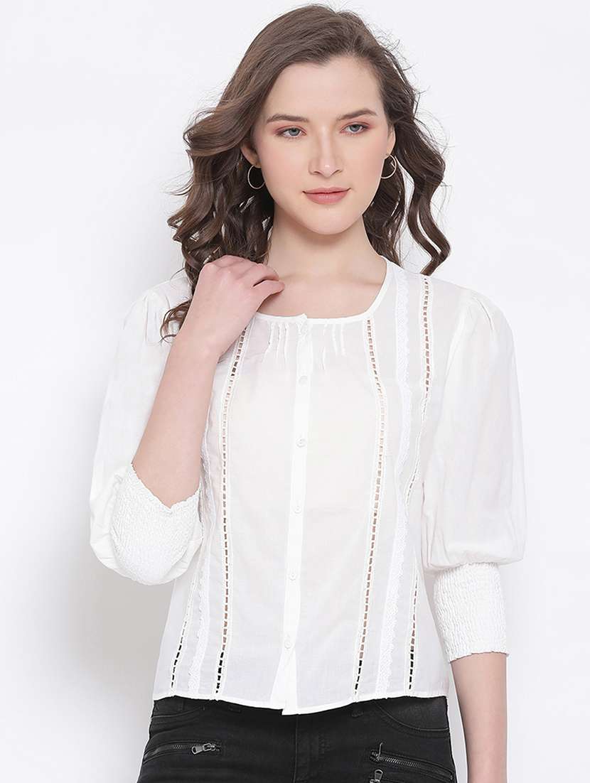 women's straight square neck top