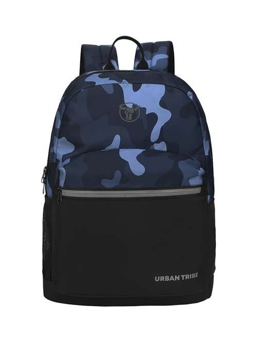 blue polyester backpack - 17567135 - Standard Image - 0