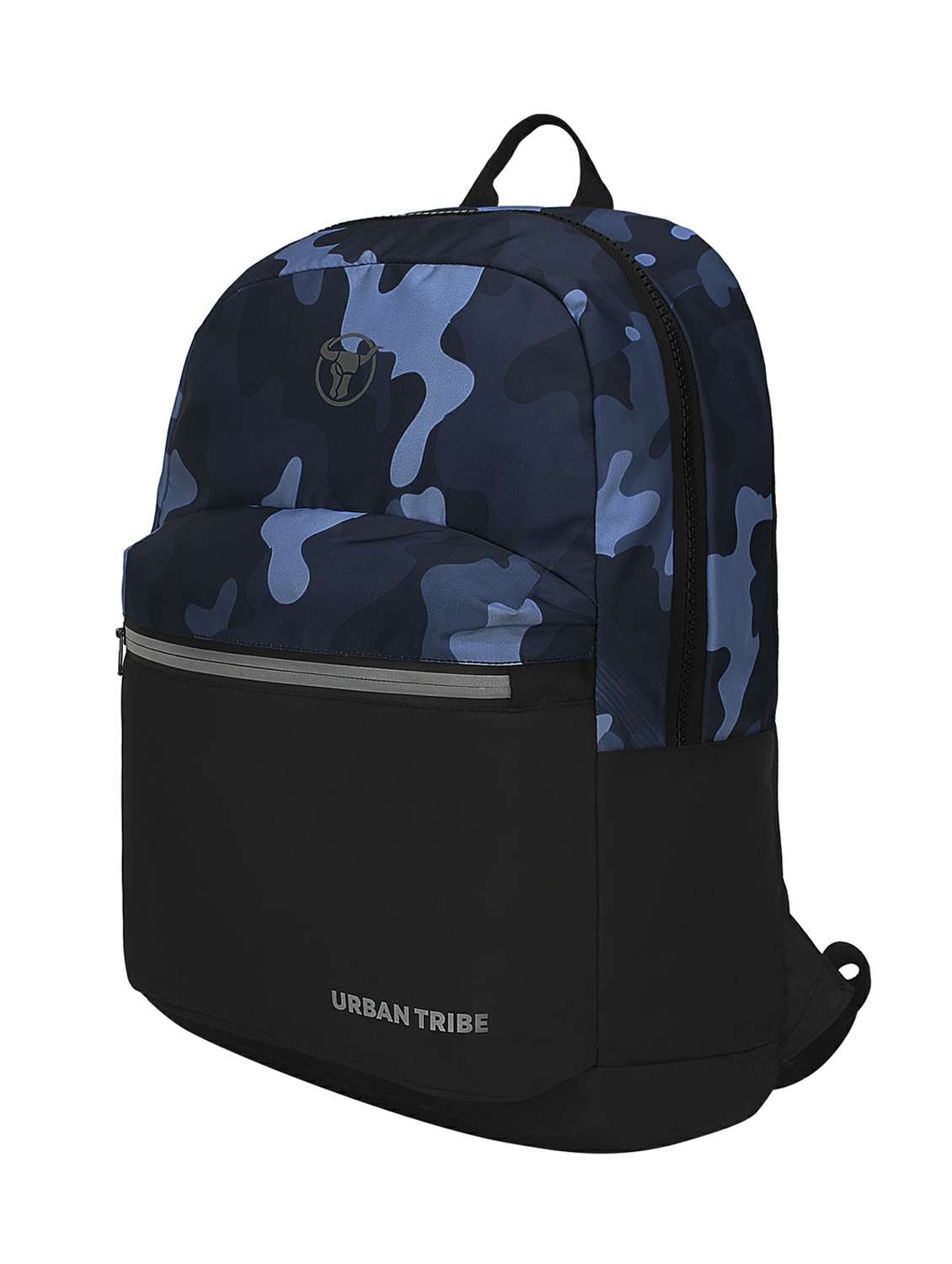 blue polyester backpack - 17567135 - Standard Image - 4