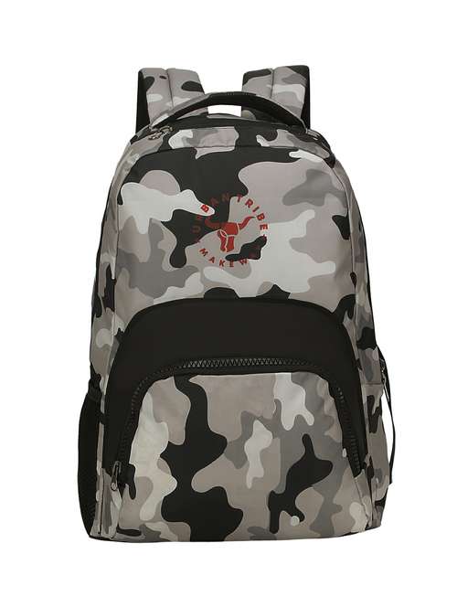 grey polyester backpack - 17567140 -  Standard Image - 0