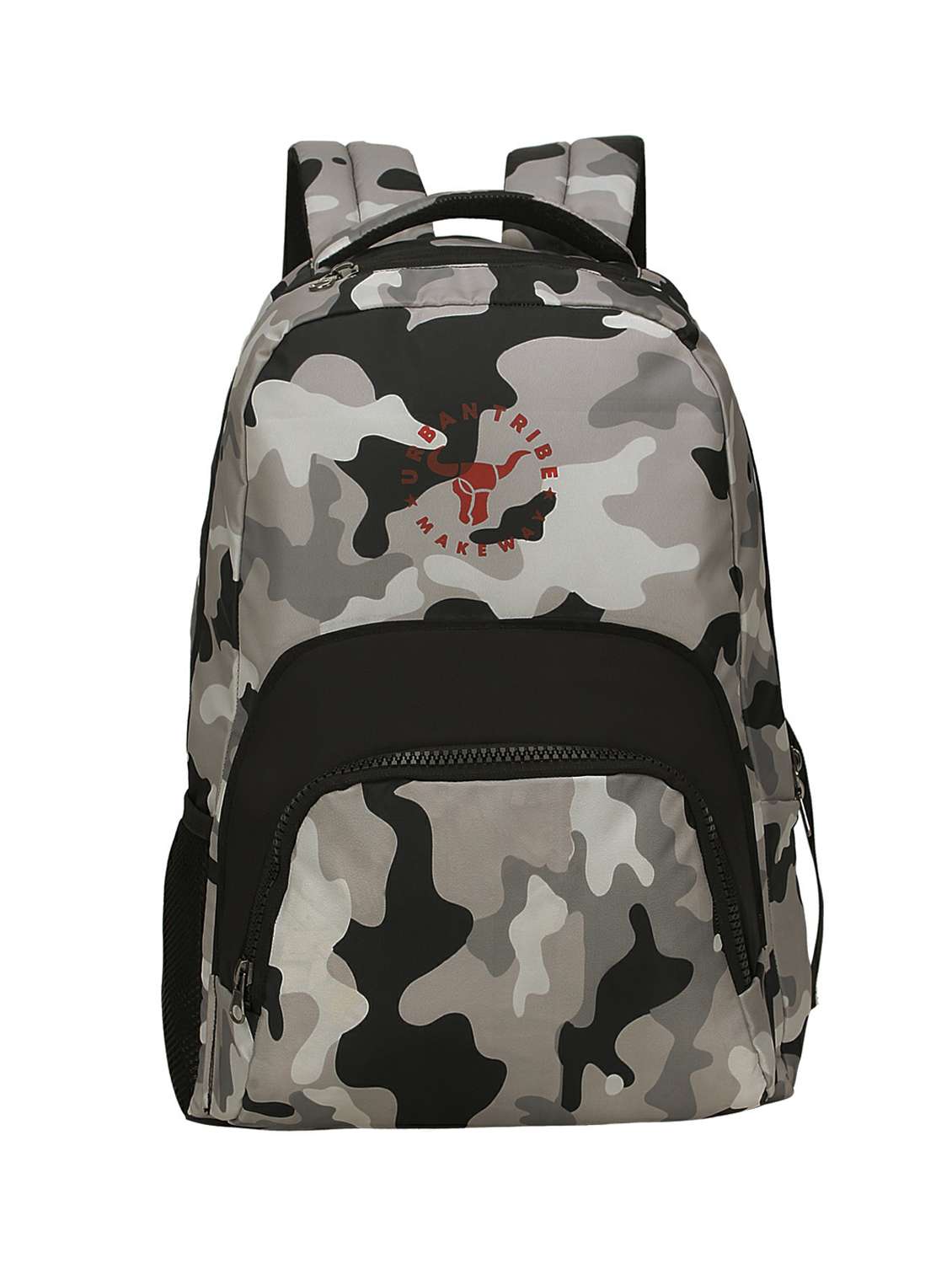 grey polyester backpack - 17567140 -  Zoom Image - 0