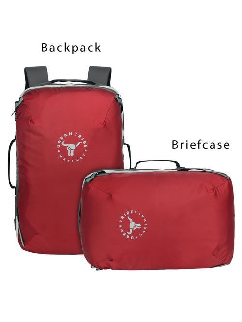 red polyester backpack - 17567141 -  Standard Image - 0