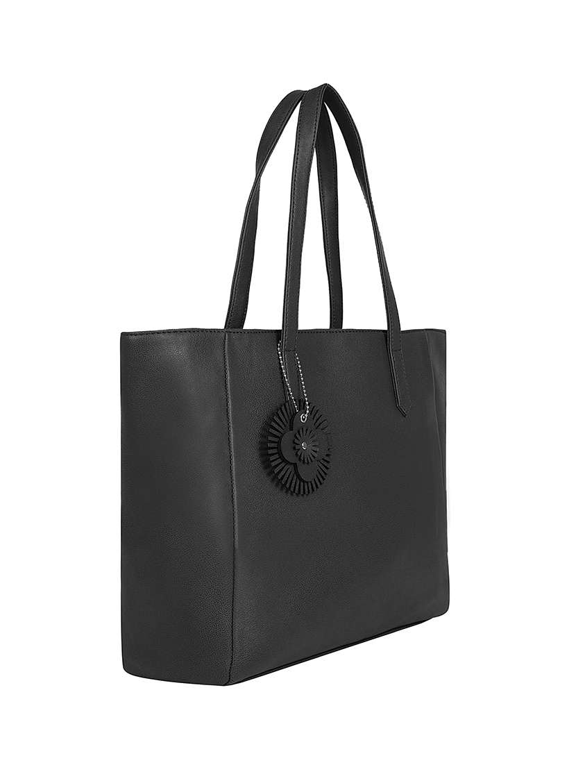 black leatherette (pu) handbag - 17567286 -  Standard Image - 4