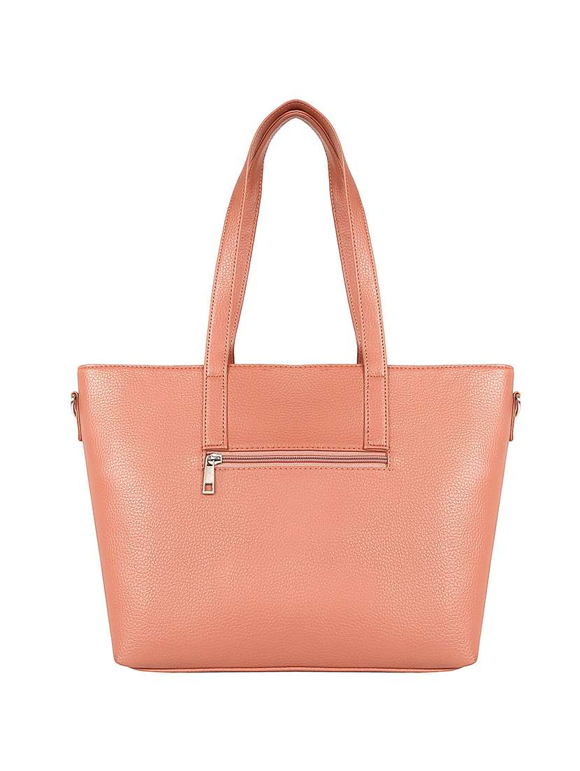 pink leatherette (pu) handbag - 17567292 -  Standard Image - 1