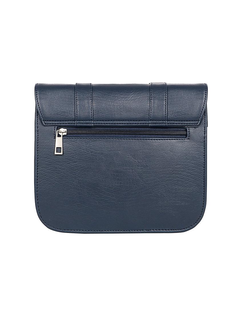 blue leatherette (pu) sling bag - 17567316 -  Standard Image - 1