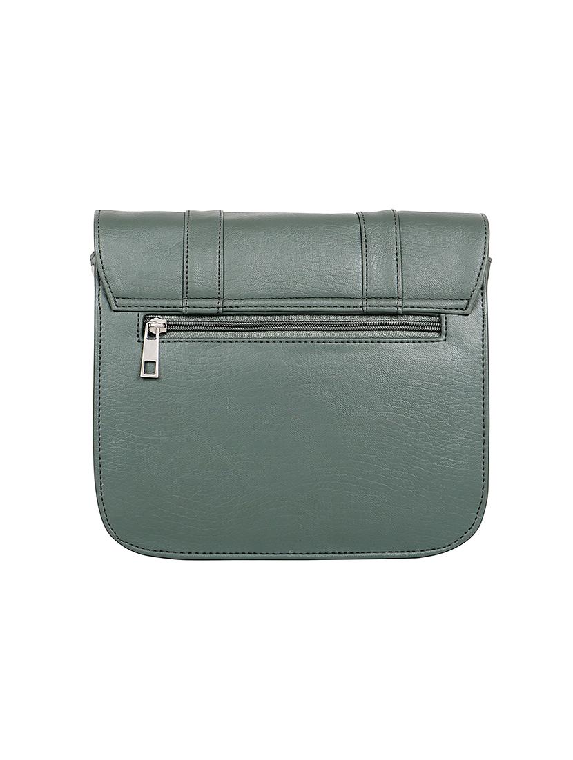 green leatherette (pu) sling bag - 17567317 -  Standard Image - 1