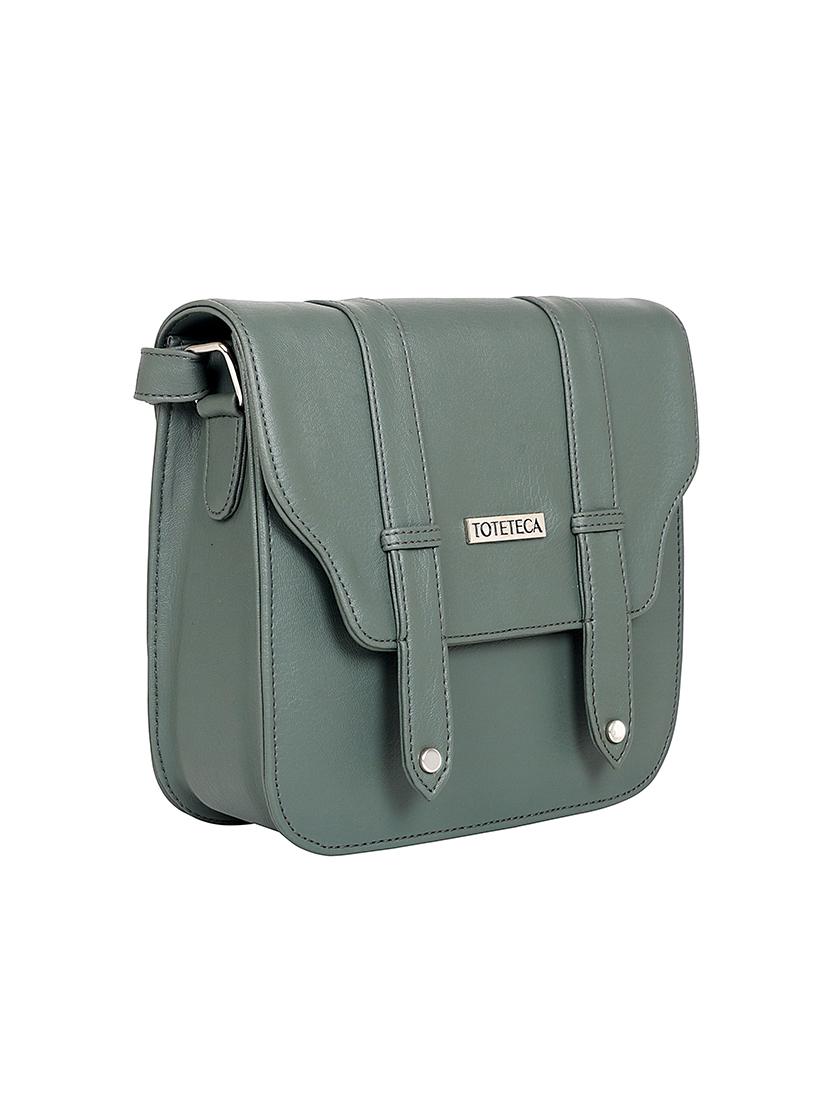 green leatherette (pu) sling bag - 17567317 - Standard Image - 4