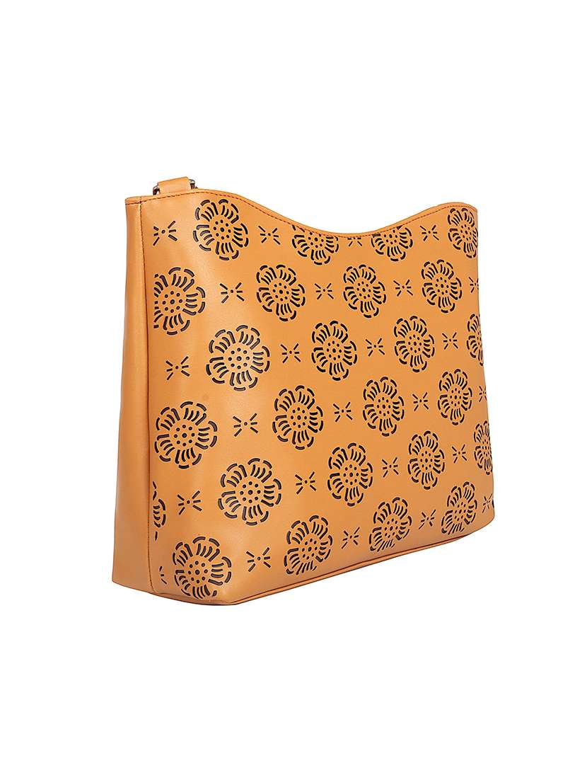 nude leatherette (pu) sling bag - 17567330 - Standard Image - 4