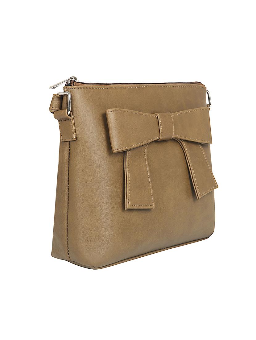 nude leatherette (pu) sling bag - 17567355 - Standard Image - 4