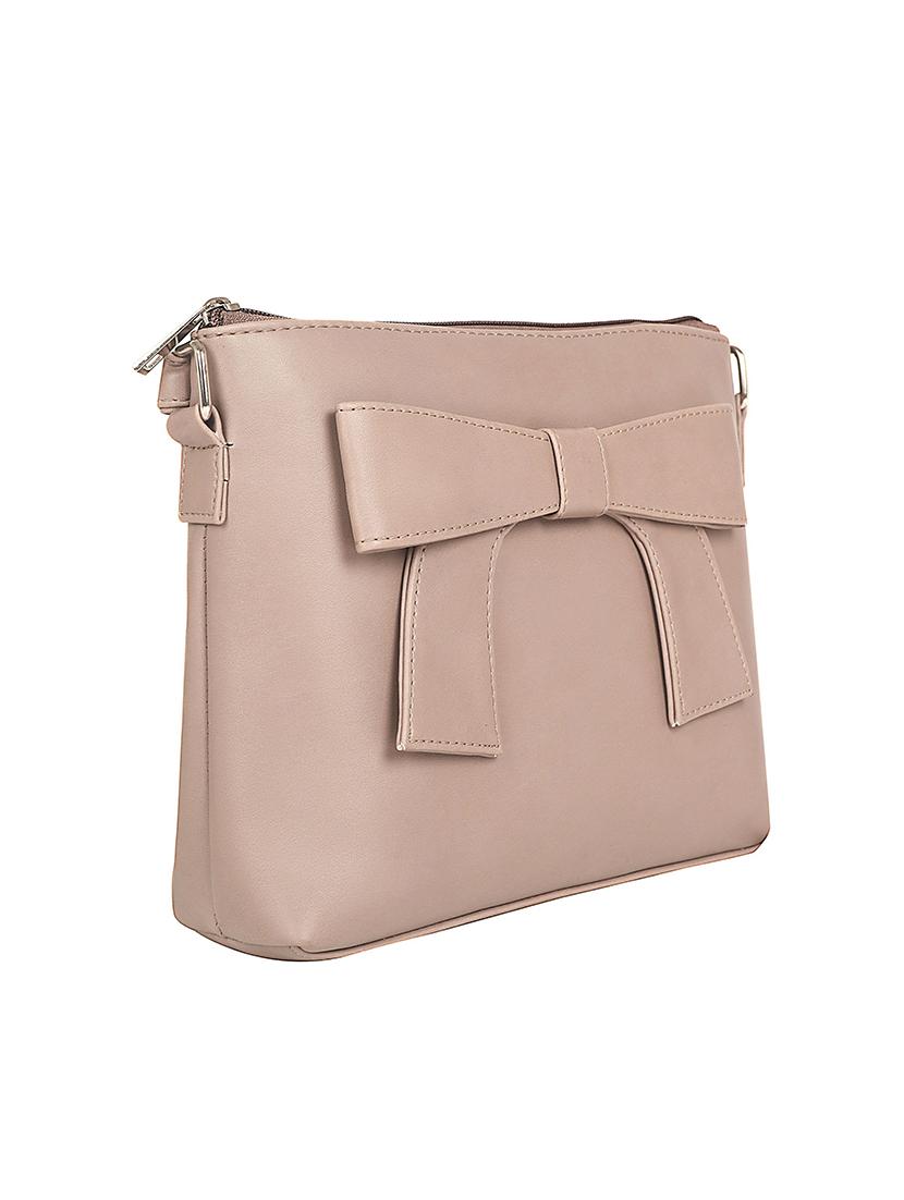 pink leatherette (pu) sling bag - 17567356 - Standard Image - 4