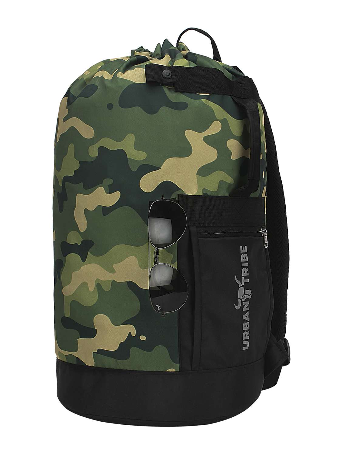 green polyester dufflebag - 17567618 -  Standard Image - 4