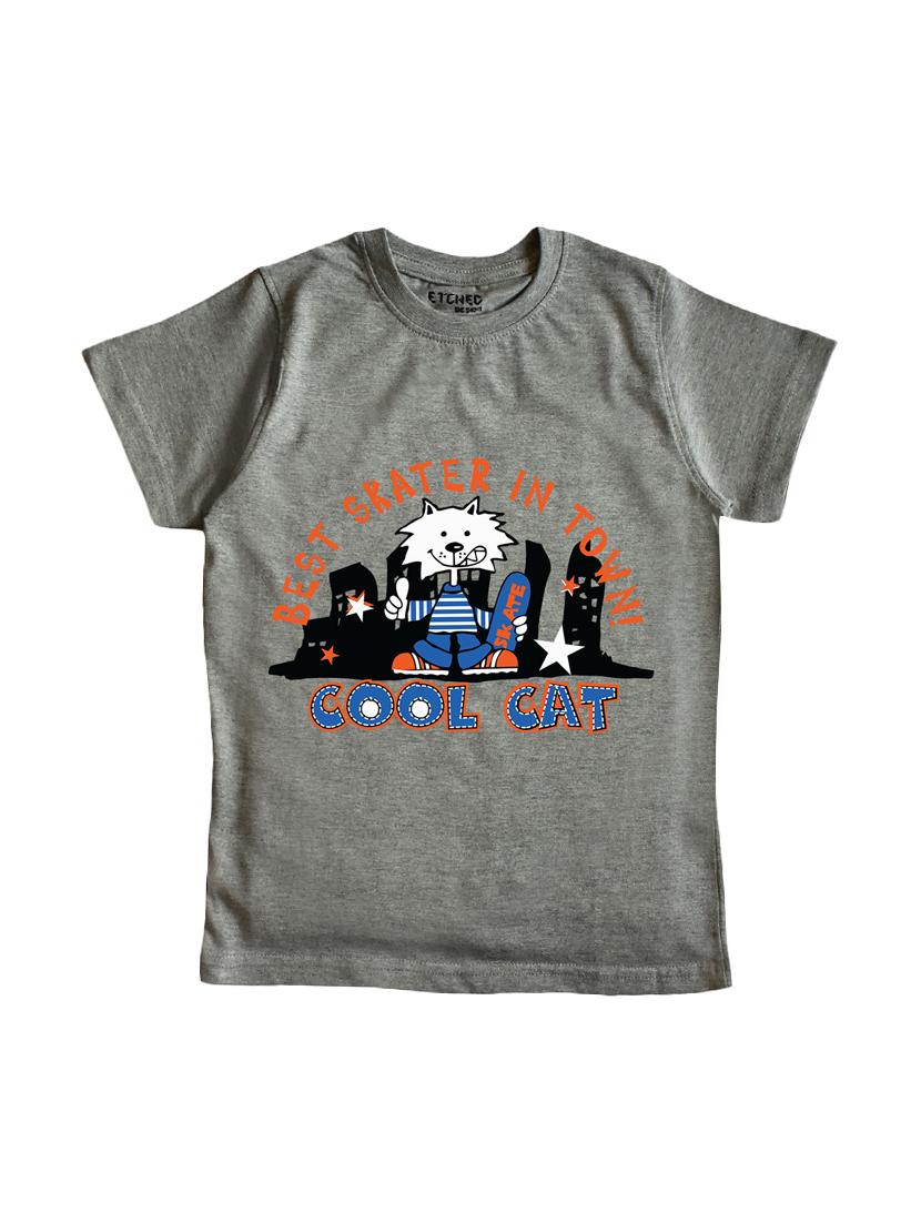 set of 2 graphic knit t-shirt - 17570287 - Standard Image - 1