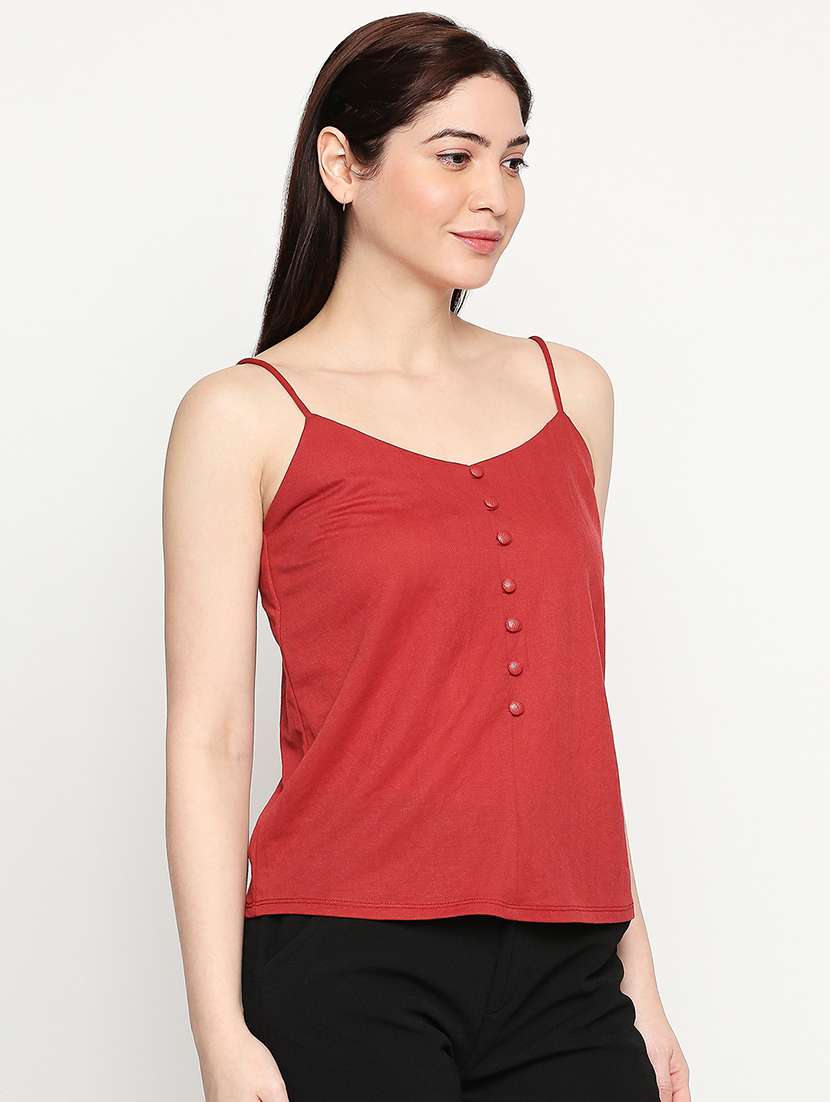 cami neck solid top  - 17571091 -  Standard Image - 1