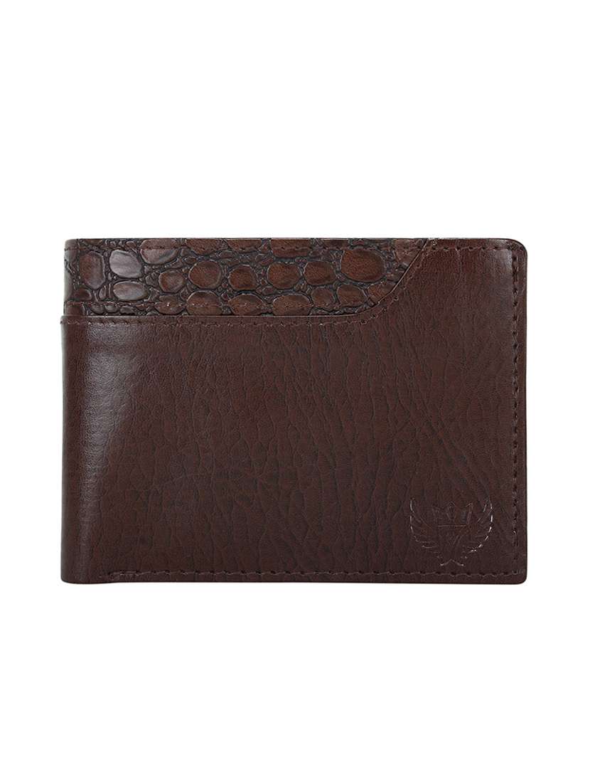 brown leatherette wallet - 17573035 -  Zoom Image - 0