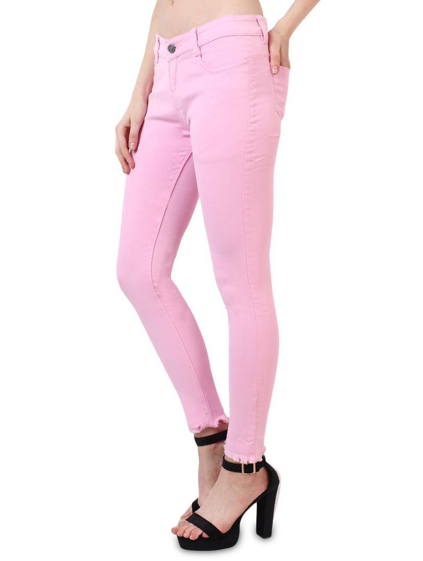 women's plain slim fit jeans - 17573660 - Standard Image - 1