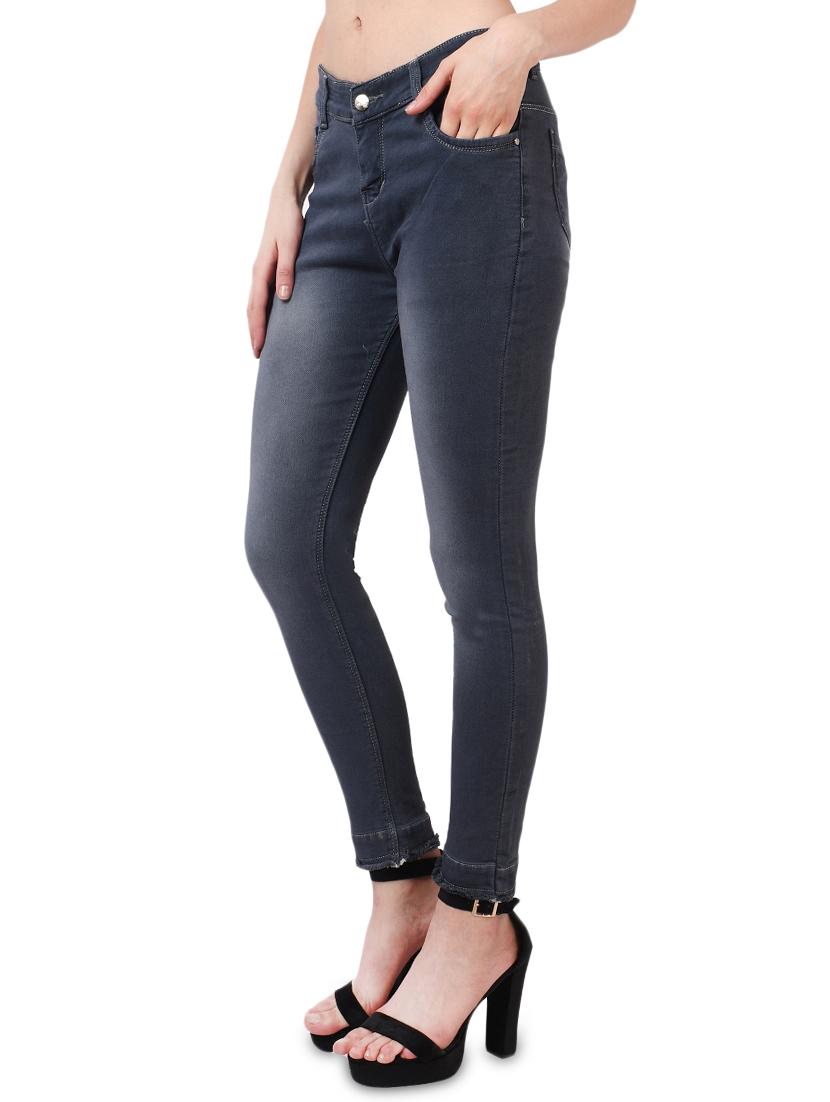 women's plain slim fit jeans - 17573662 -  Standard Image - 1