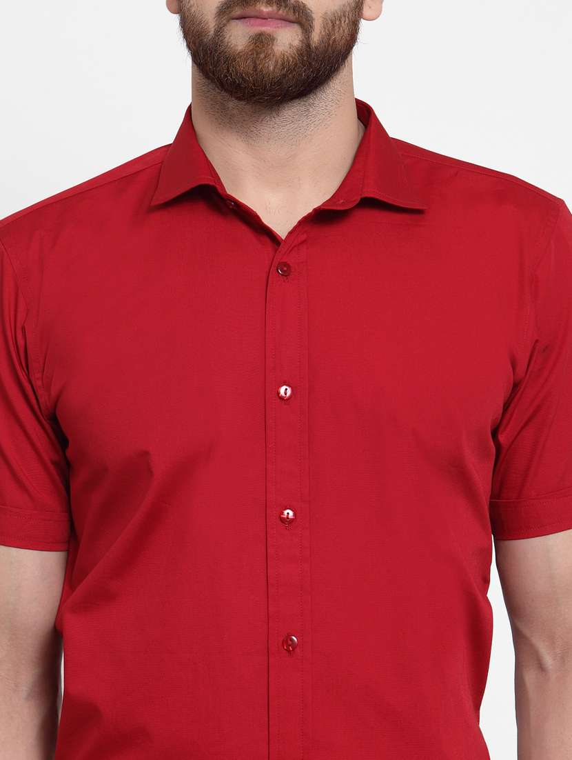 mens solid casual shirt - 17573870 -  Standard Image - 4