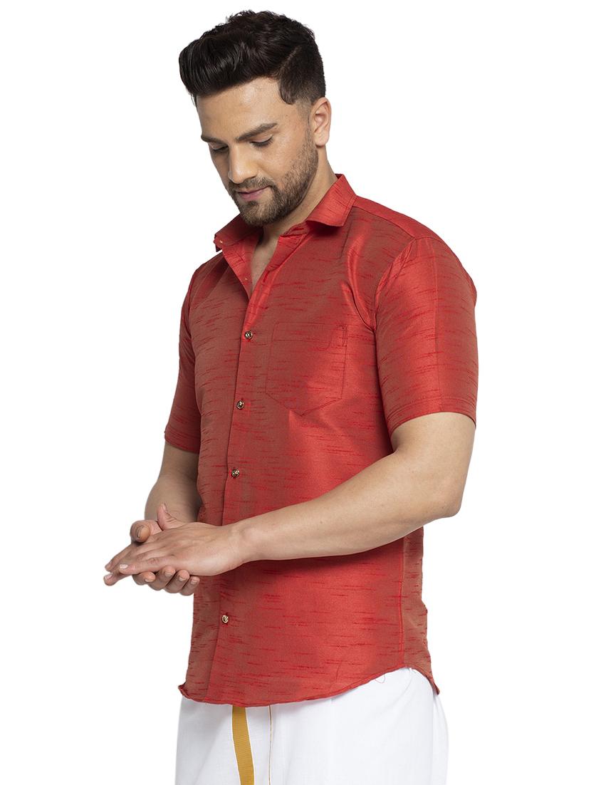 mens solid casual shirt - 17574059 - Standard Image - 1