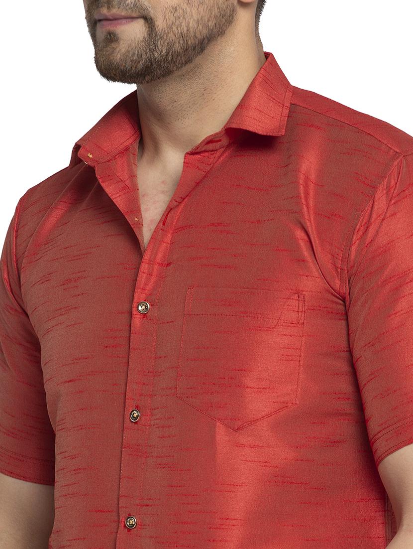 mens solid casual shirt - 17574059 - Standard Image - 4