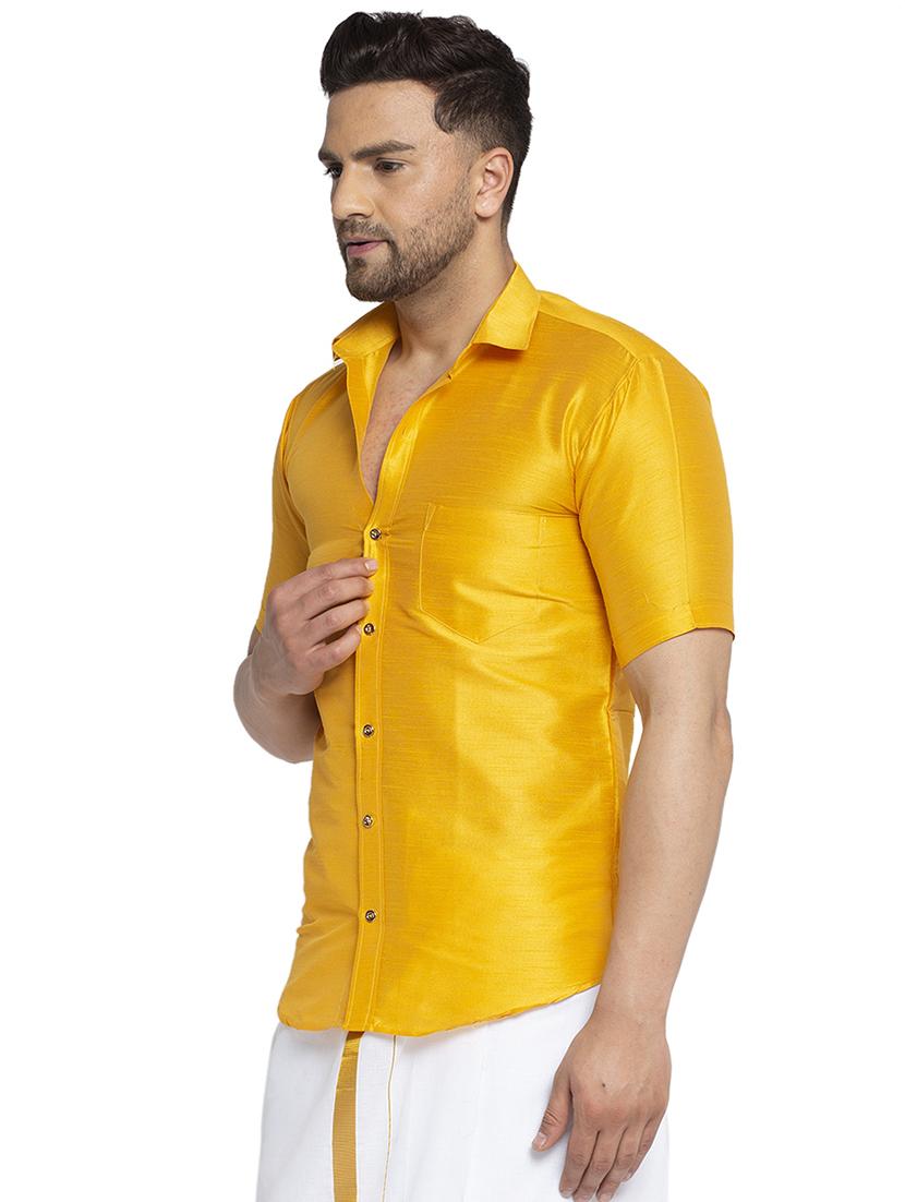 mens solid casual shirt - 17574062 - Standard Image - 1