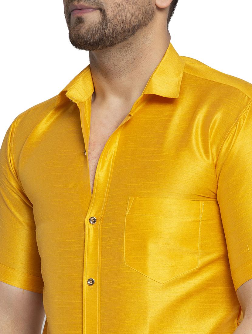 mens solid casual shirt - 17574062 - Standard Image - 4