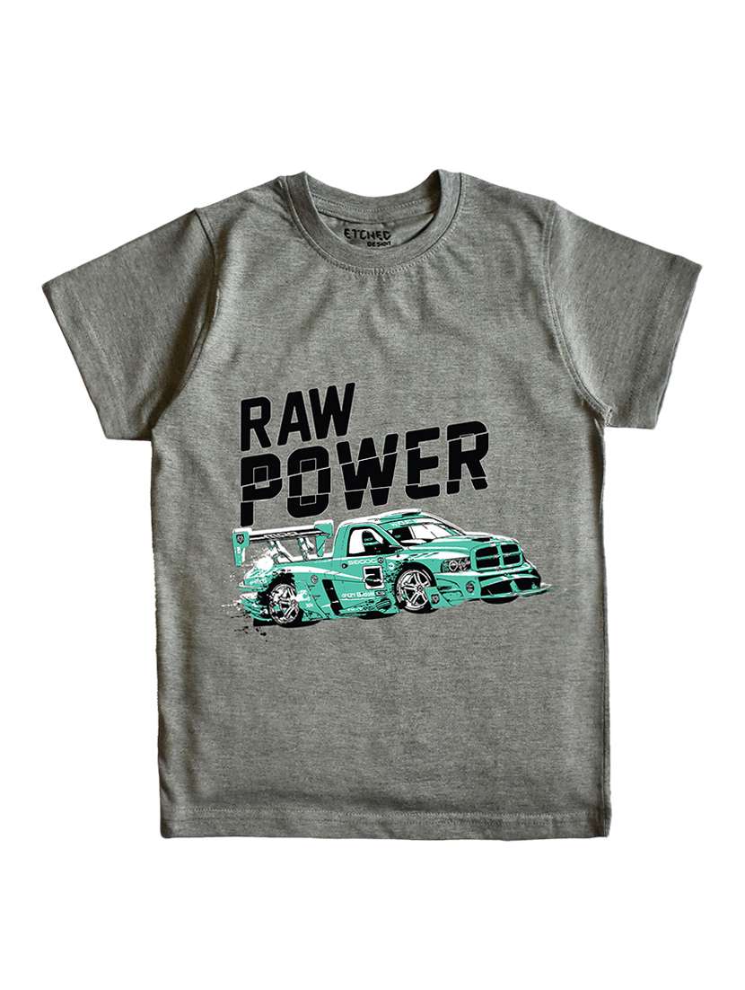 grey printed t-shirt 