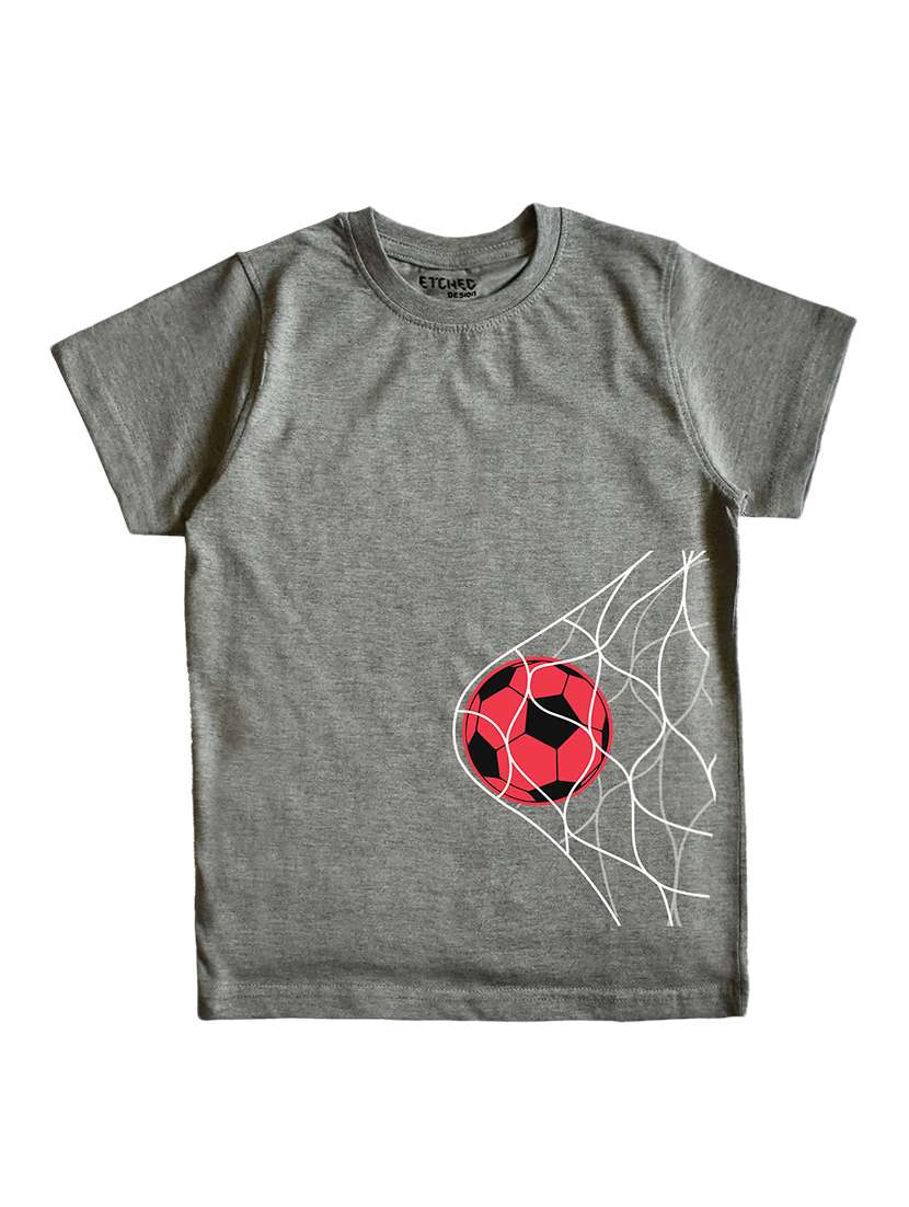 grey printed t-shirt 