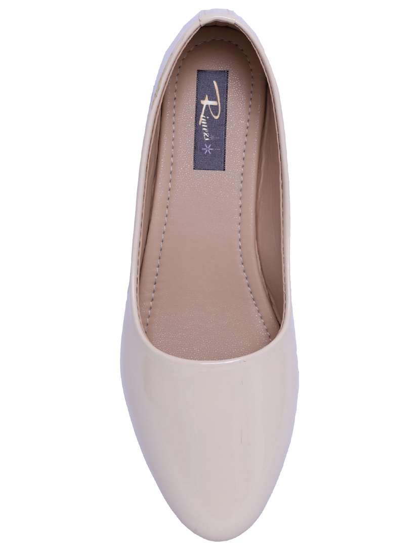 nude sheet slip on ballerina - 17578239 -  Standard Image - 4