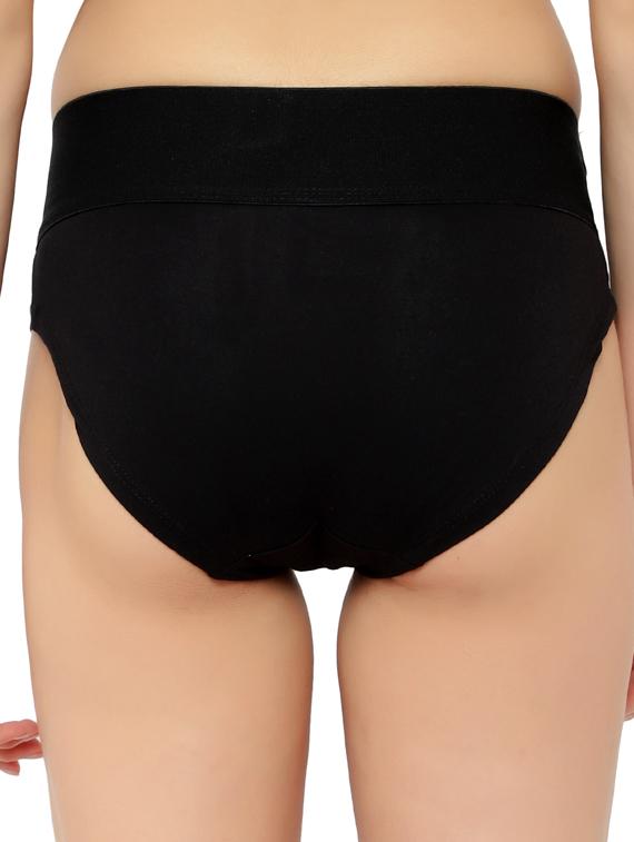 black solid  bikini panty - 17579306 -  Standard Image - 1