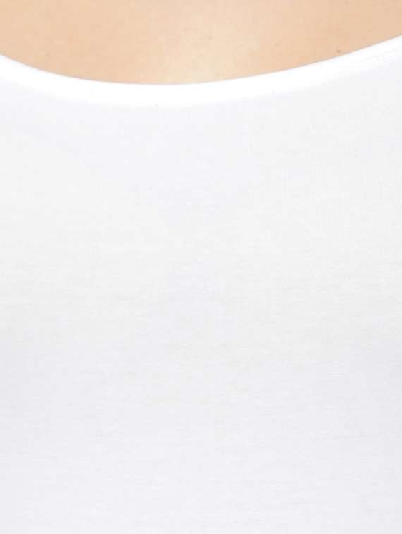 white  solid cotton camisole - 17579350 -  Standard Image - 4