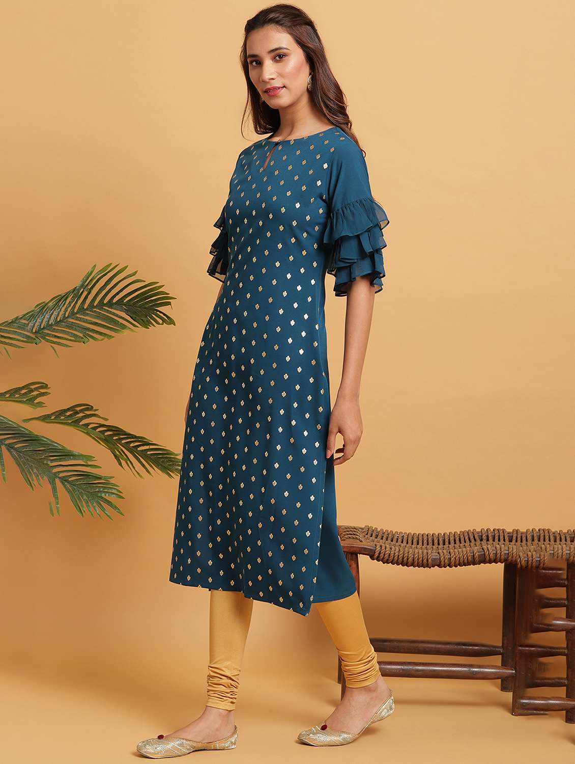 Women's Straight Kurta - 17582061 -  Standard Image - 1