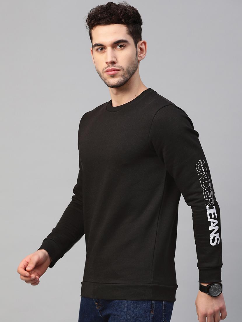 black printed sweatshirt - 17584141 -  Standard Image - 1