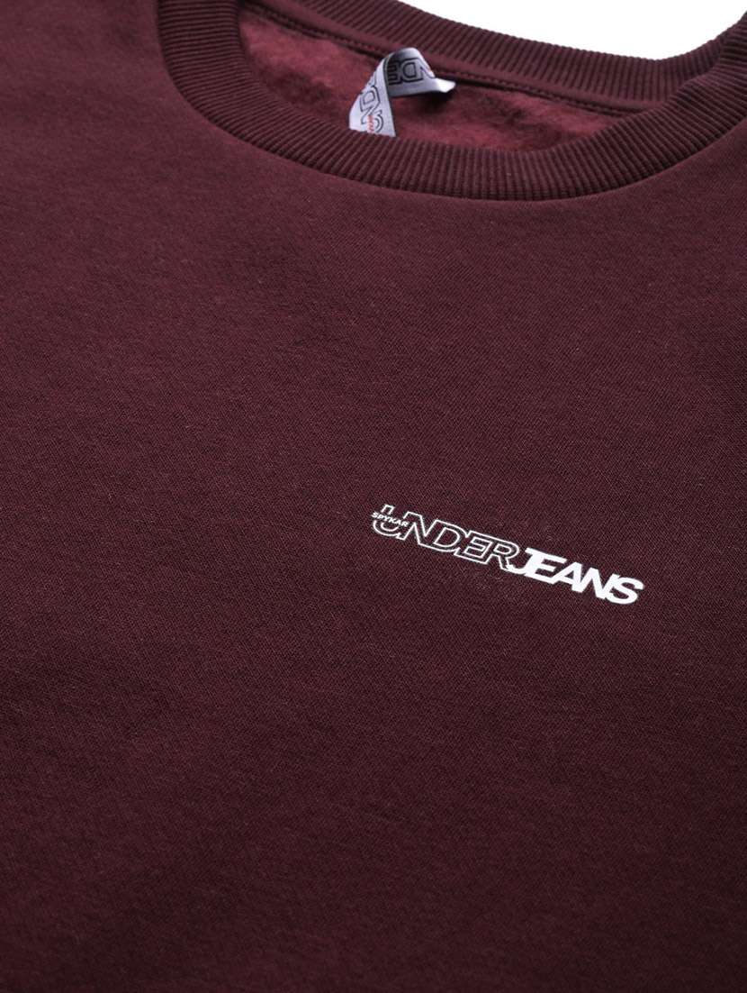 maroon taped sweatshirt - 17584149 -  Standard Image - 4