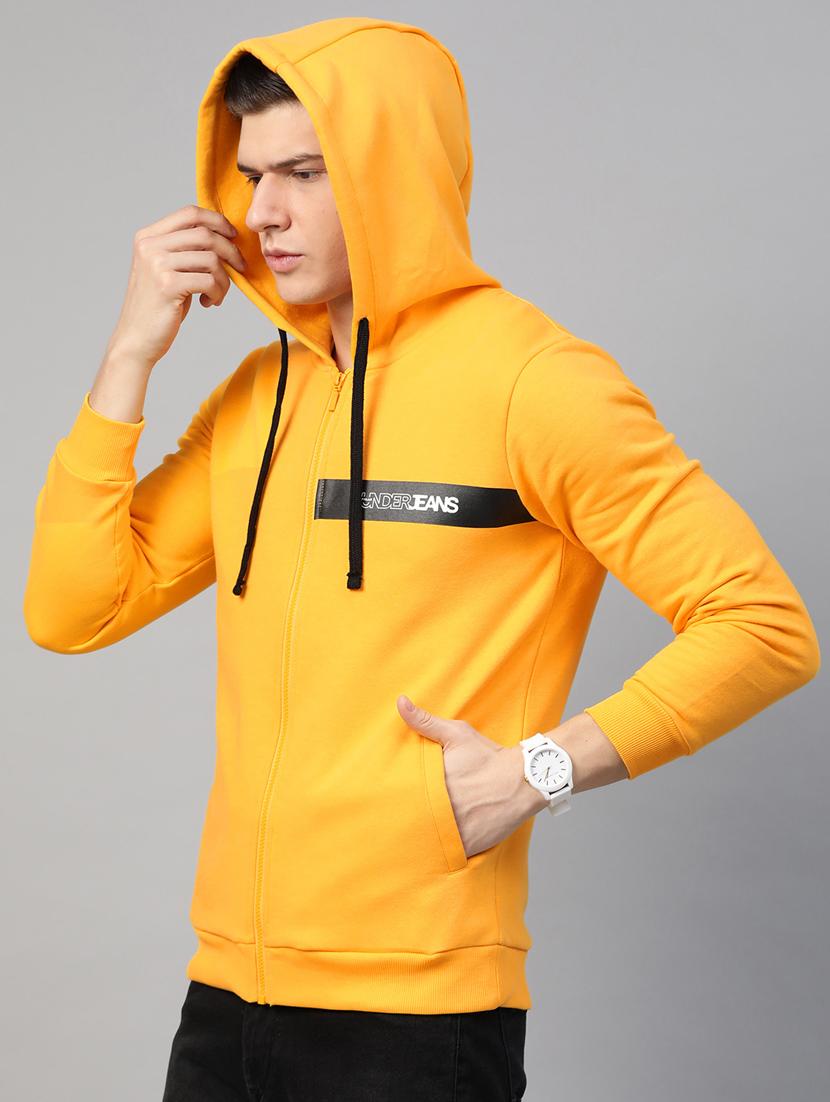 yellow printed sweatshirt - 17584174 - Standard Image - 1