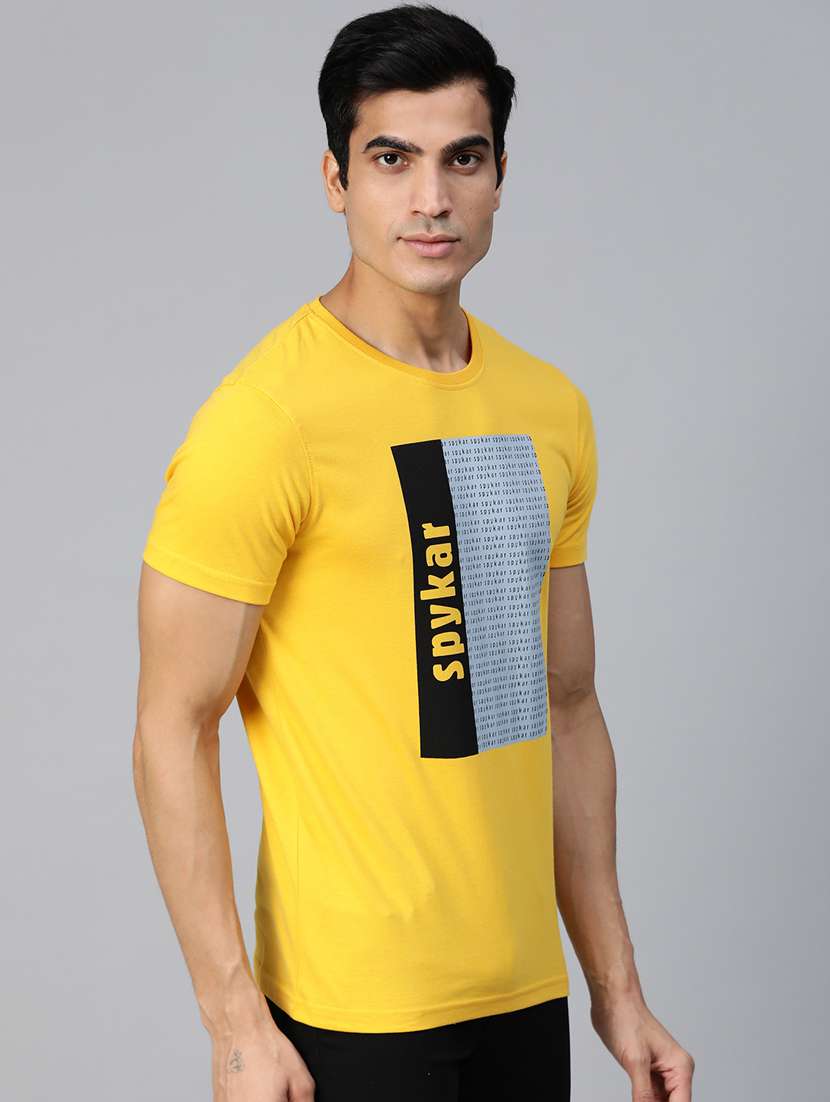 yellow printed t-shirt - 17584180 -  Standard Image - 1