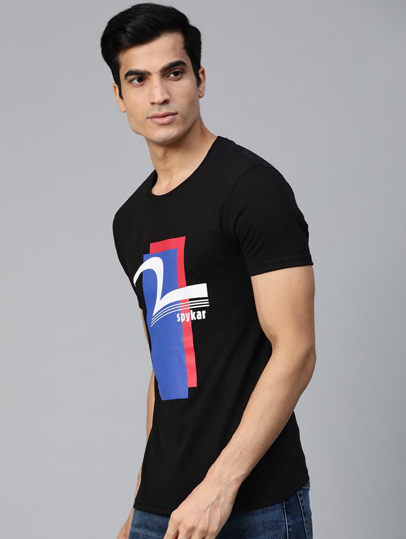 black printed t-shirt - 17584192 - Standard Image - 1