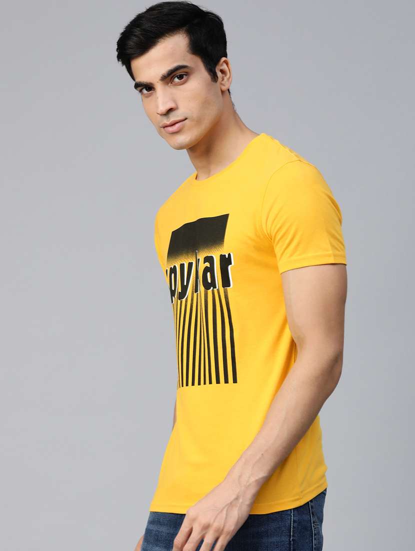 yellow printed t-shirt - 17584196 -  Standard Image - 1