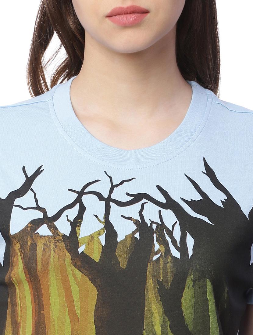light blue cotton tshirt - 17585188 - Standard Image - 4